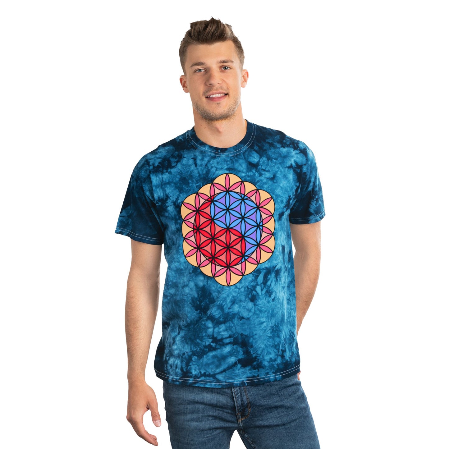 "Yin-Yang of Life" Tie-Dye Tee