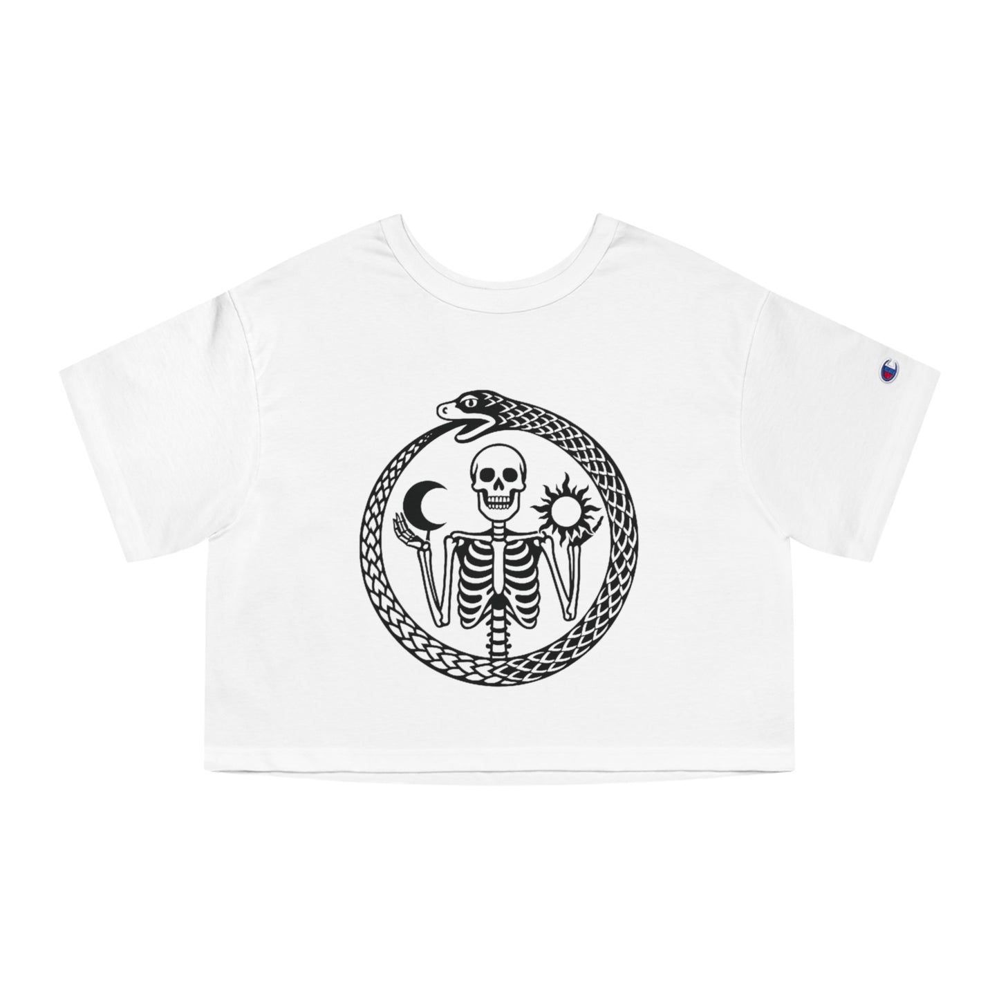 "AuraBoros" Champion Heritage Cropped T-Shirt