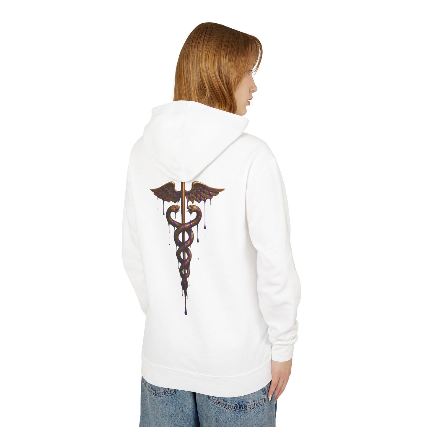 Medusa Unisex Lightweight Hooded Sweatshirt