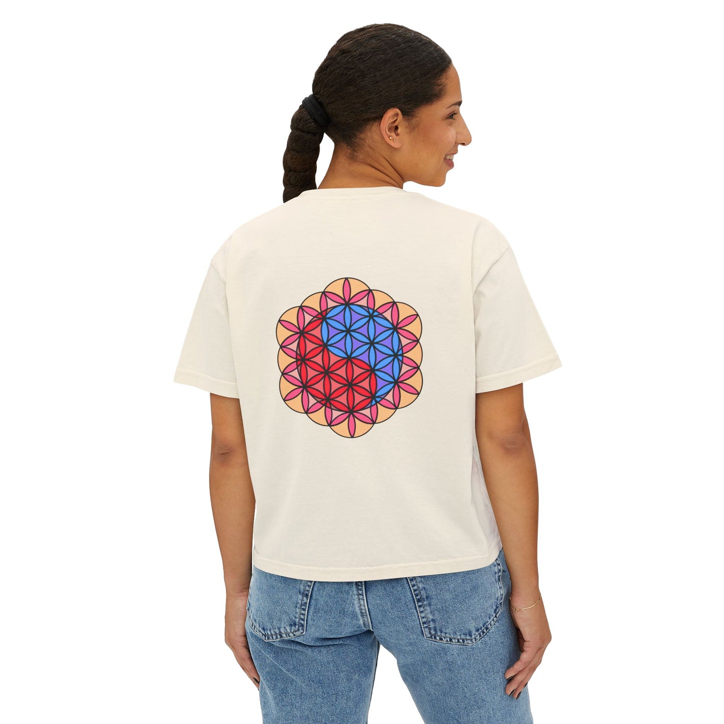 "Yin-Yang of Life" Boxy Tee (Unisex)