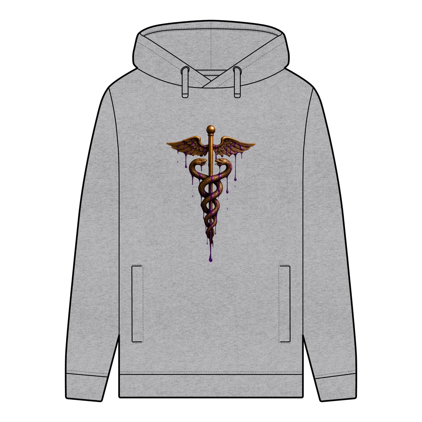 Theriac Unisex Organic Hoodie