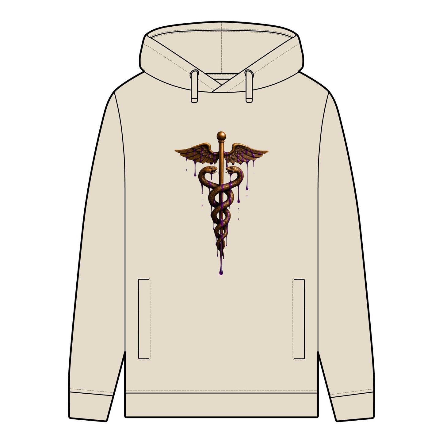Theriac Unisex Organic Hoodie