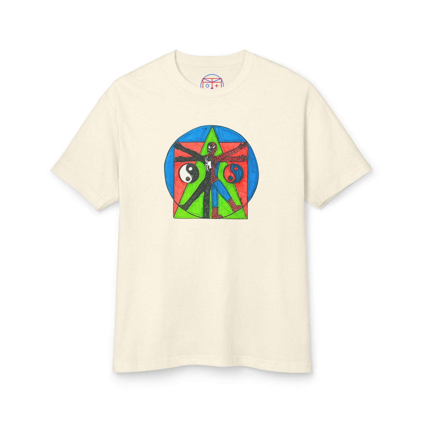 "Balanced Being" Garment-Dyed Heavyweight Cotton Tee (Unisex)