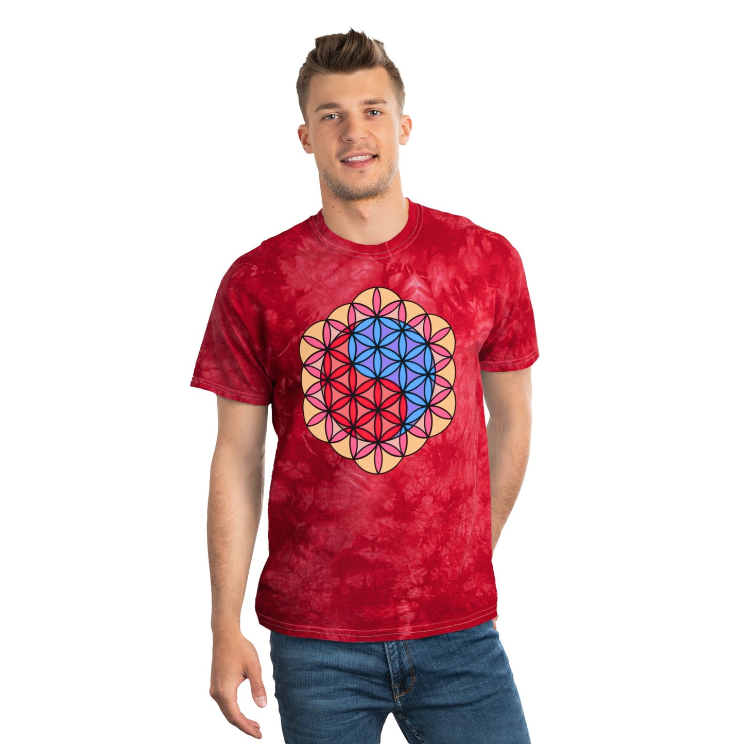 "Yin-Yang of Life" Tie-Dye Tee