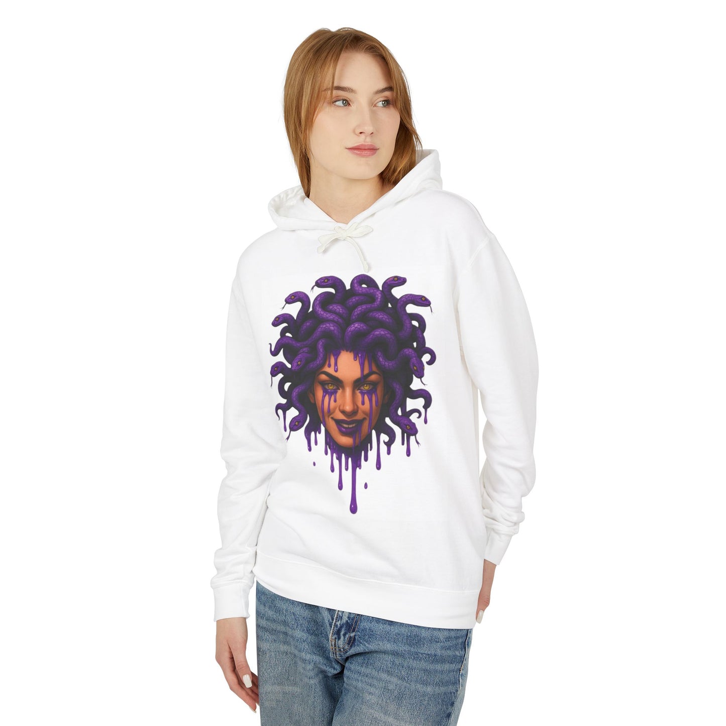 Medusa Unisex Lightweight Hooded Sweatshirt