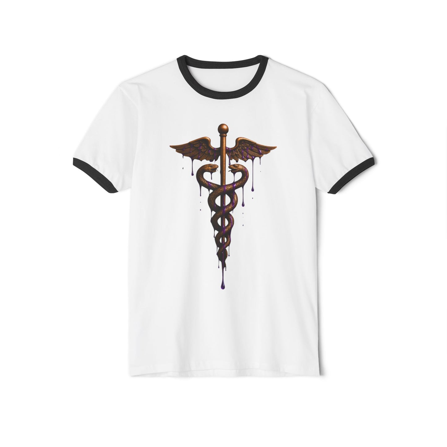 Theriac Unisex Cotton Ringer T-Shirt