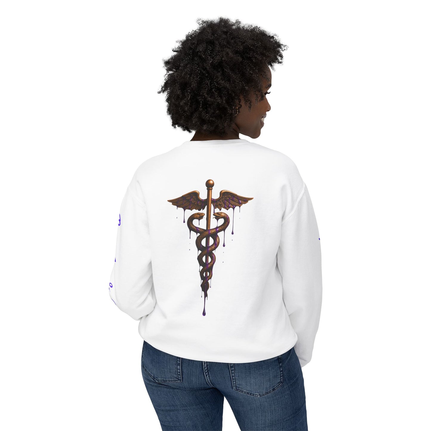 Medusa Unisex Lightweight Crewneck Sweatshirt