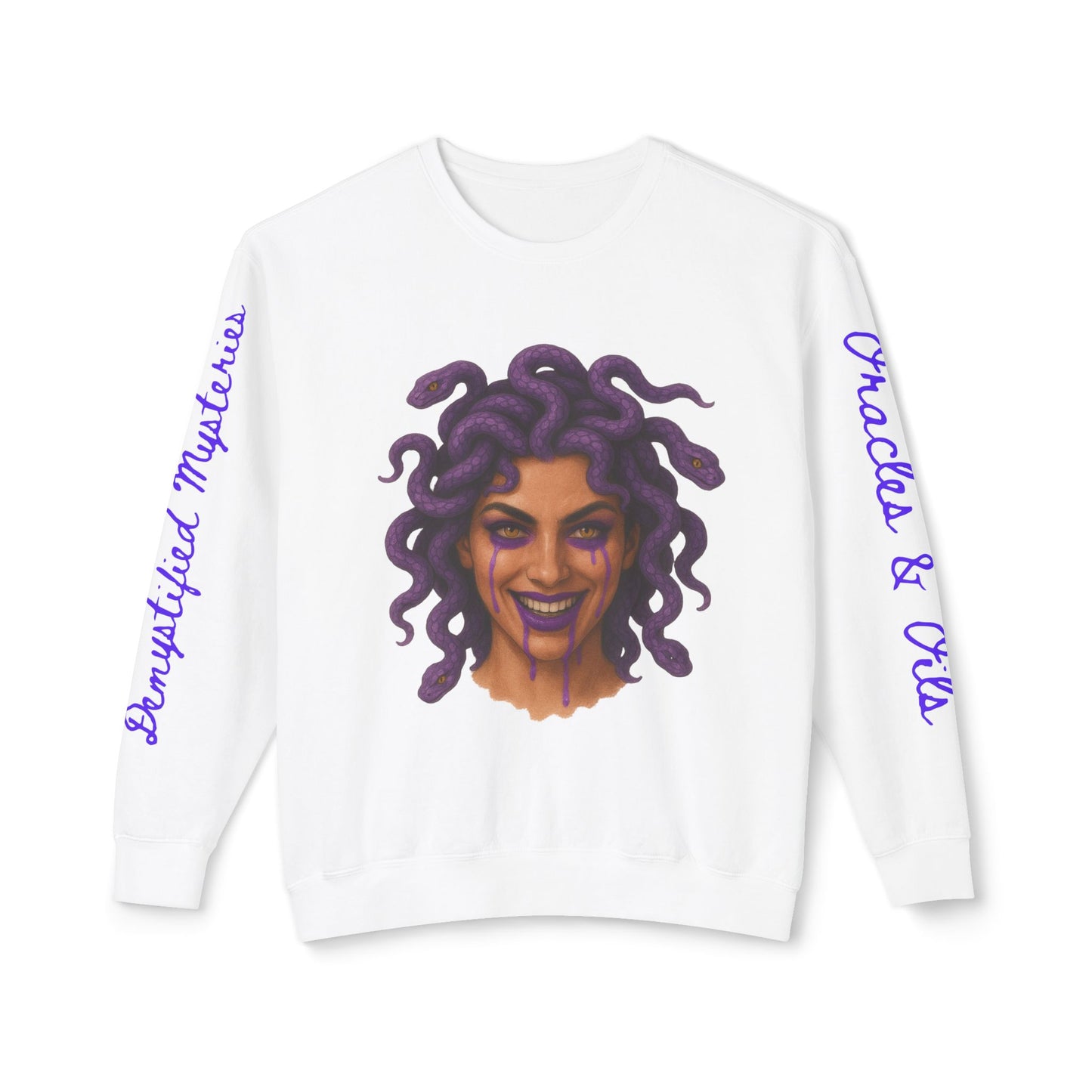 Medusa Unisex Lightweight Crewneck Sweatshirt