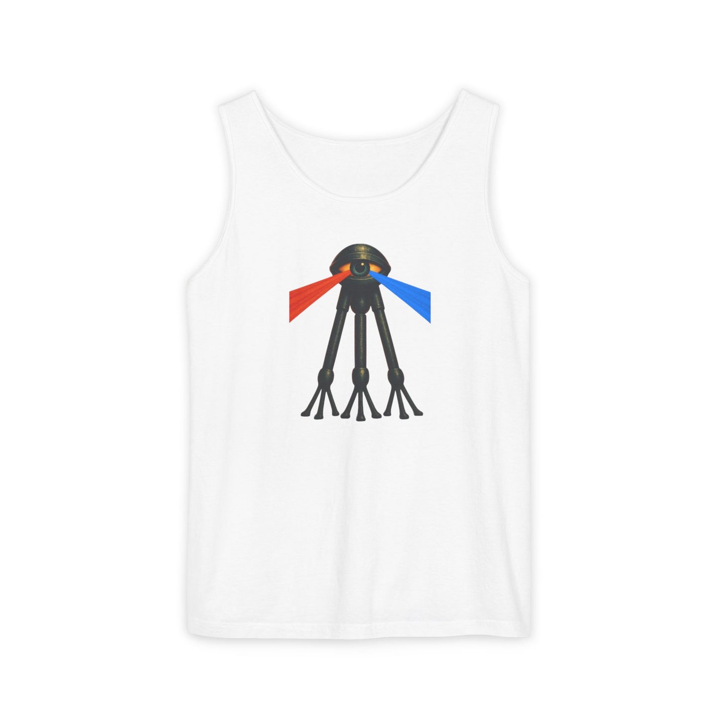 "Mem-Or-Eye" Garment-Dyed Tank Top