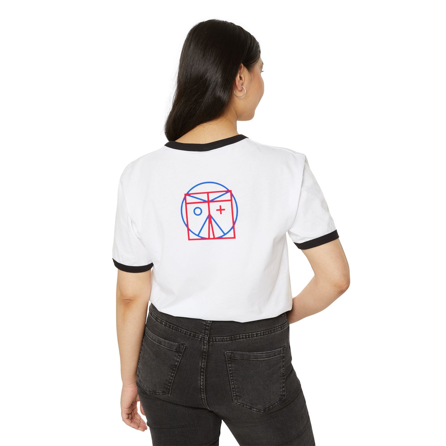 "Balanced Being" Cotton Ringer Tee (Unisex)