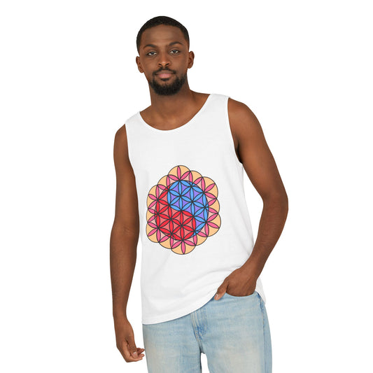 "Yin-Yang of Life" Garment-Dyed Tank Top